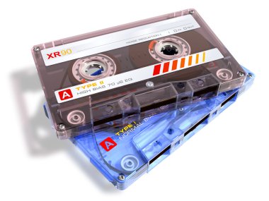 Audio cassettes clipart