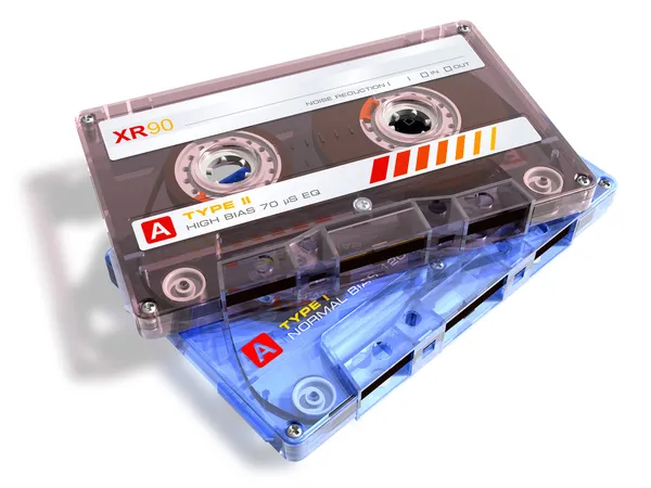 Cassetes áudio — Fotografia de Stock