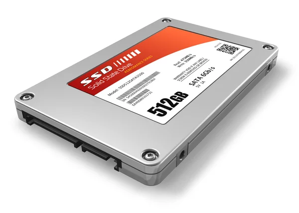 Unidad de estado sólido de 512 GB (SSD) ) —  Fotos de Stock