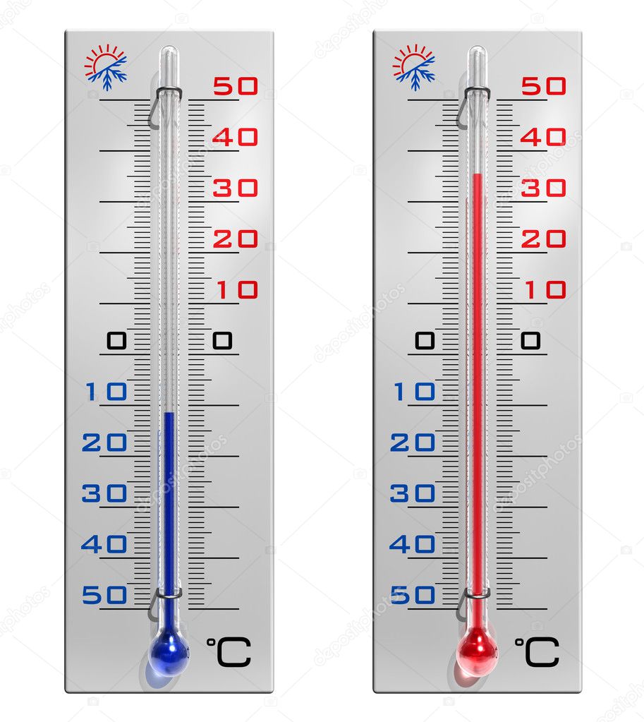 Set of thermometers