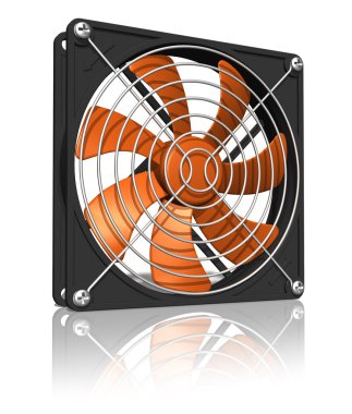 Computer chassis/CPU cooler clipart