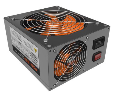 Computer AC power supply unit clipart