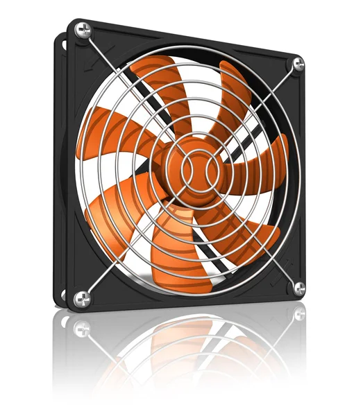 Computer chassis/CPU cooler — Stock Photo, Image