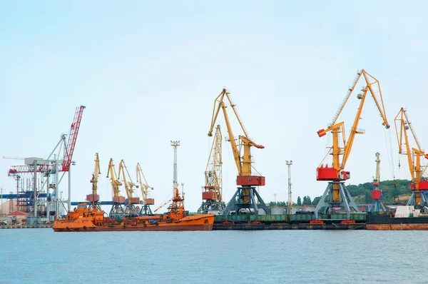 Navire Dans Port Fret Industriel Maritime — Photo