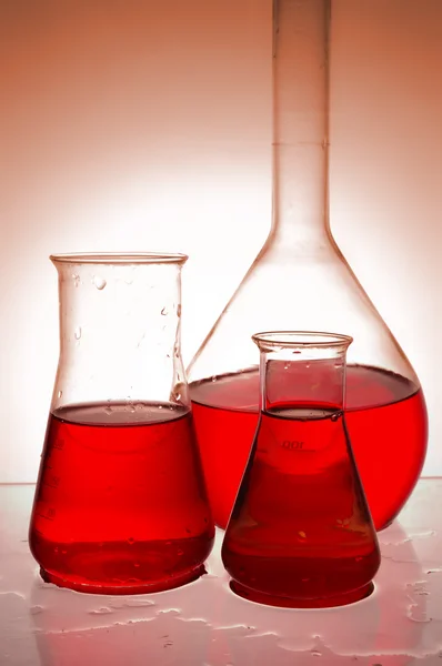 Chemical retorts Stock Picture