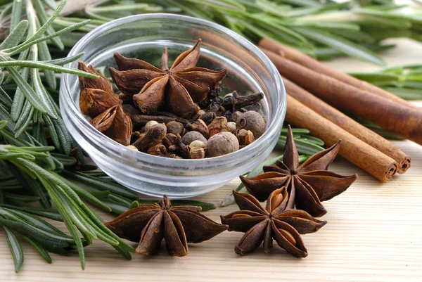 Bunch of rosemary and spice — Stock Photo, Image
