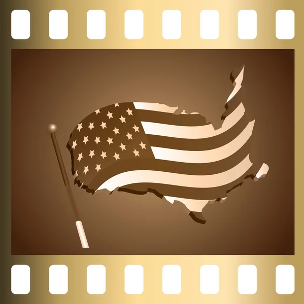 Diapositive USA — Image vectorielle