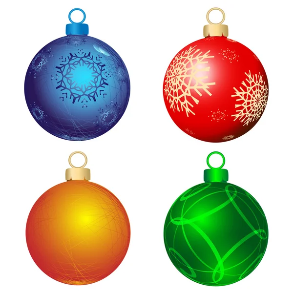 Quatre boules de couleur — Image vectorielle