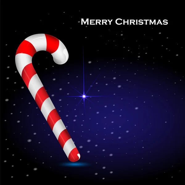 Canne de Noël — Image vectorielle