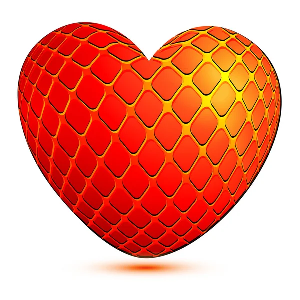 Den symboliska bilden av hjärtat — Stock vektor