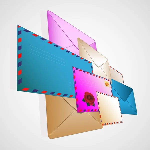 Enveloppes de collecte — Image vectorielle