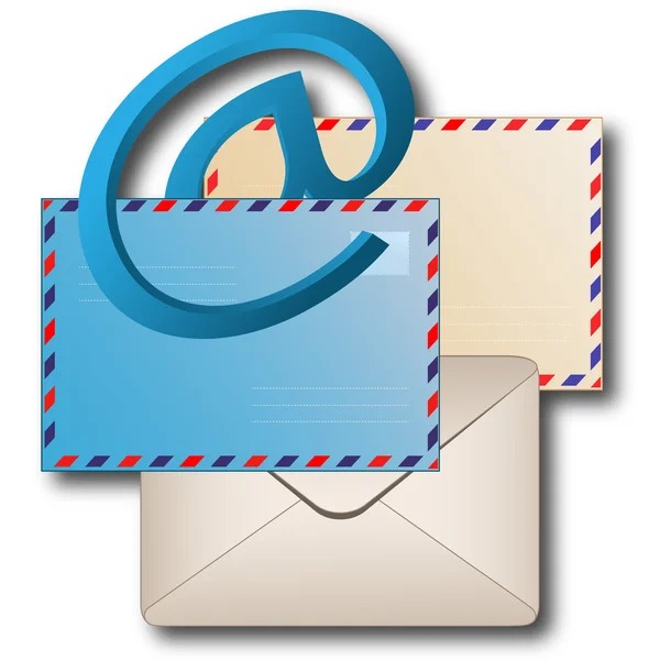 Οι φάκελοι ηλεκτρονικού ταχυδρομείου — Φωτογραφία Αρχείου