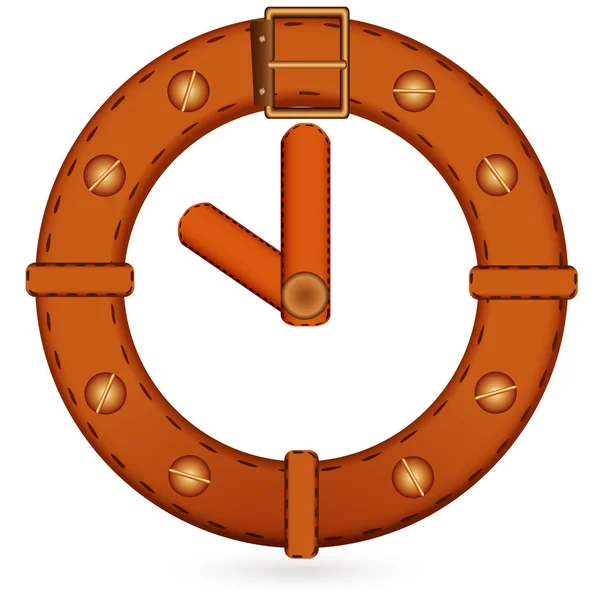 Horloge ceinture — Image vectorielle