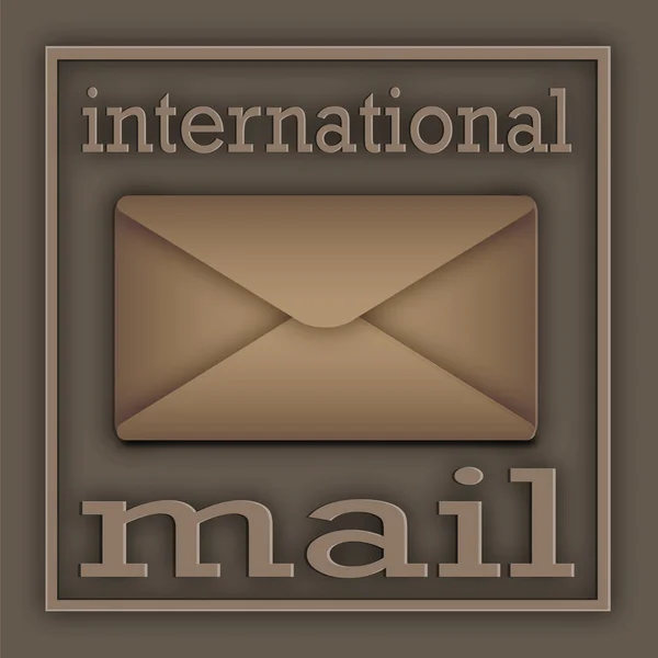 Mail mezinárodní — Stock fotografie