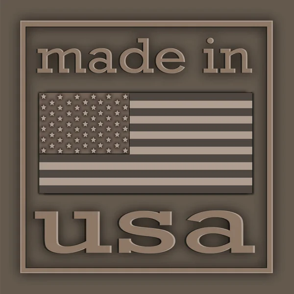 Label USA — Stock Photo, Image