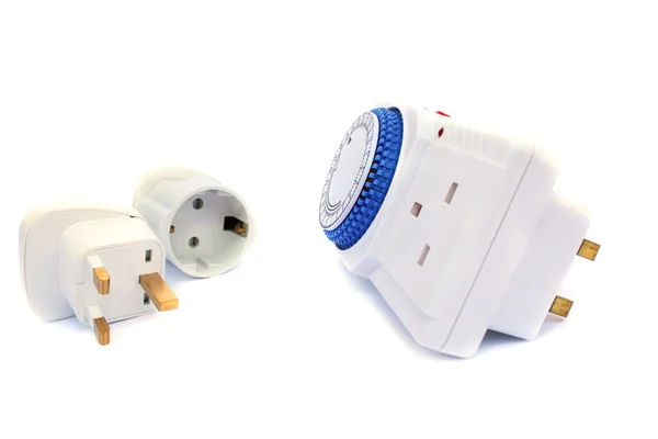 Timer and plugs — Stock Photo, Image