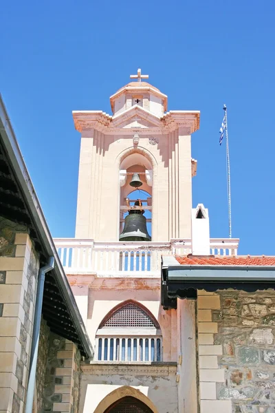 Дзвіницею в с. Kykkos монастир — стокове фото