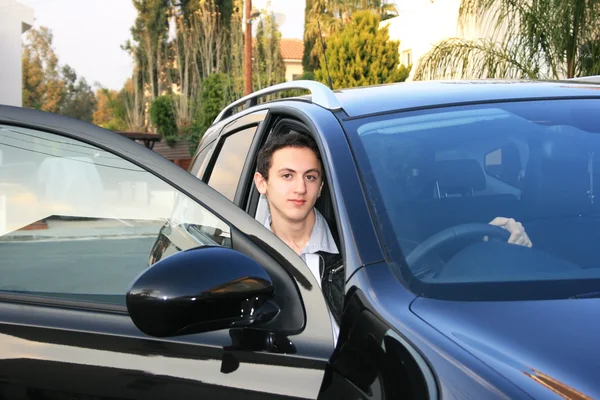 stock image Man in car