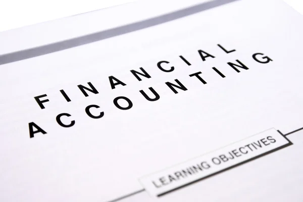 Financial accounting — Stock Photo, Image