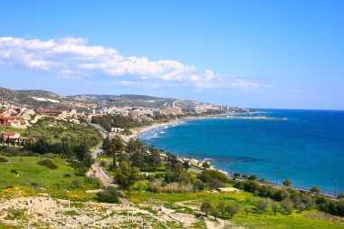Cyprus landscape clipart