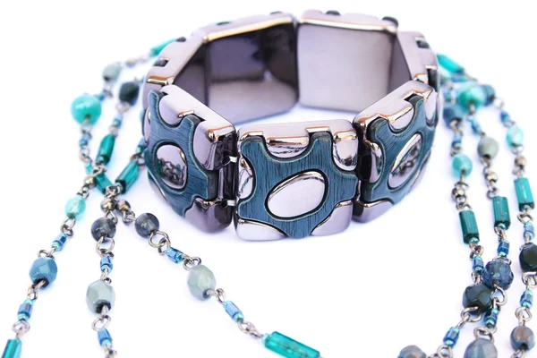 Armband und Halskette — Stockfoto