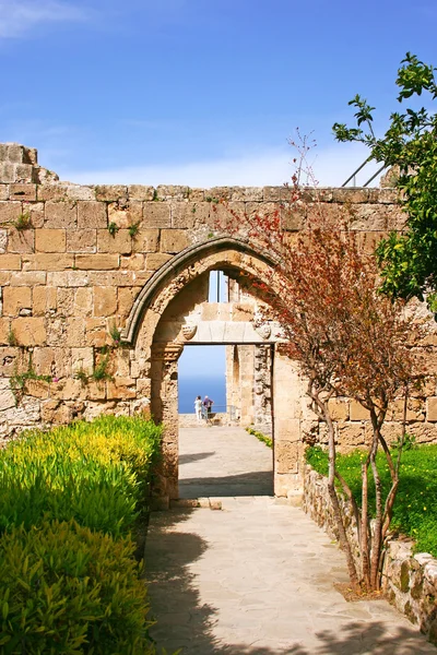 Abadía Histórica Bellapais Kyrenia Norte Del País Construcción Original Fue —  Fotos de Stock