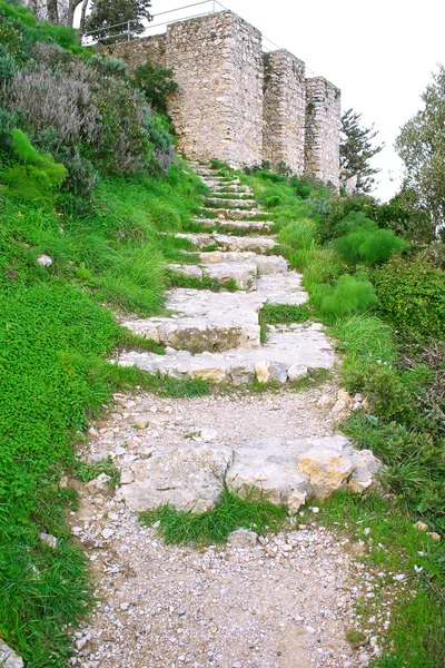 Kantara Zamek Północnej Cyprus Początki Zamku Sięgają Wieku — Zdjęcie stockowe