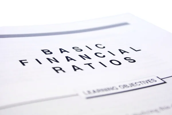 Financial document — Stock Photo, Image