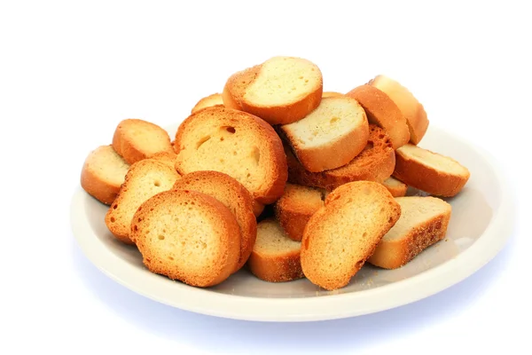 Cracker Teller Isoliert Auf Weißem Hintergrund — Stockfoto