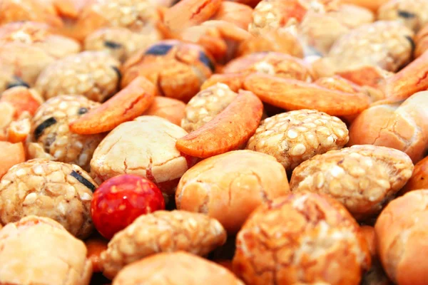Rice Cracker Snack Closeup Picture — Stock Photo, Image