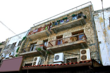 Girne, Kuzey Kıbrıs'ın eski evlerde.