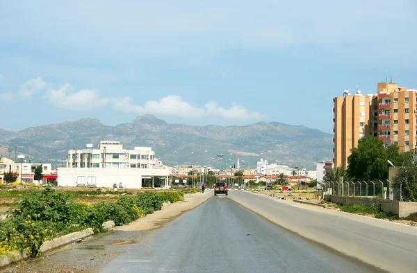 Kıbrıs'ta yol — Stok fotoğraf