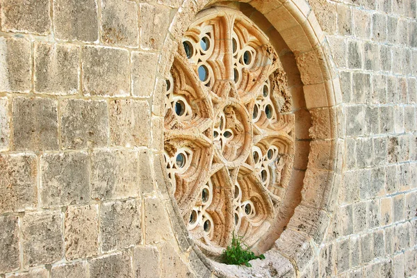 Abbaye Historique Bellapais Kyrenia Dans Nord Kazakhstan Construction Originale Été — Photo