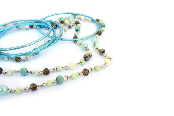Necklace and bracelets — Stockfoto