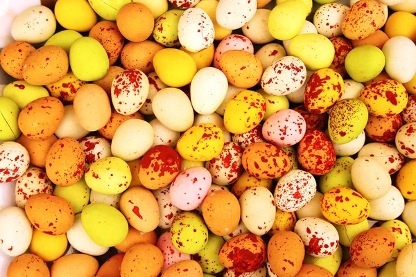 Easter Colorful Candy Eggs Closeup Picture — Stock Photo, Image