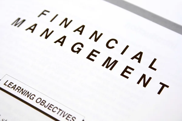 Financial document — Stock Photo, Image