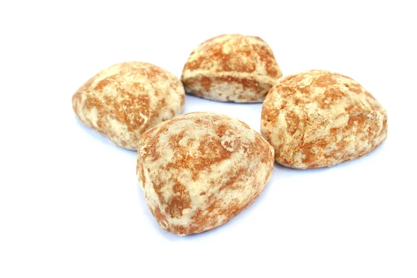 Biscotti Isolati Sfondo Bianco — Foto Stock