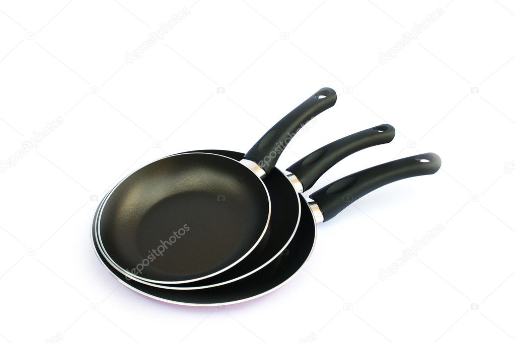 Three pans