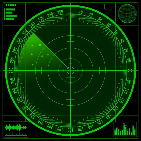 Radar screen — Stock Photo © Makhnach #4713955