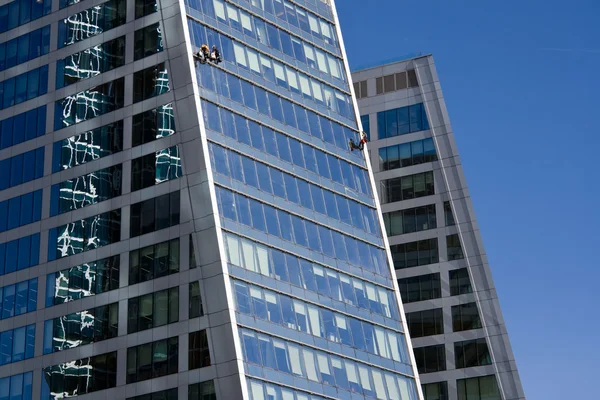 Skyskrapor rengöring — Stockfoto