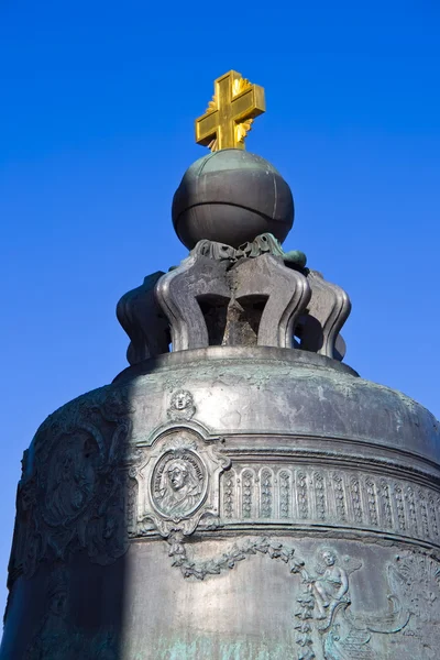 La campana del zar más grande del Kremlin de Moscú —  Fotos de Stock