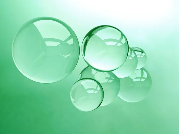 Gotas de agua transparentes — Foto de Stock
