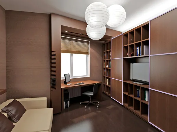 Interior Modern Dengan Furnitur Modern — Stok Foto