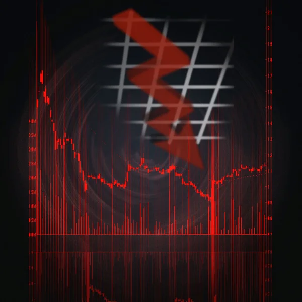 Börsendiagramm — Stockfoto