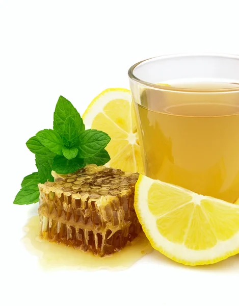 蜂蜜とレモン茶 — ストック写真