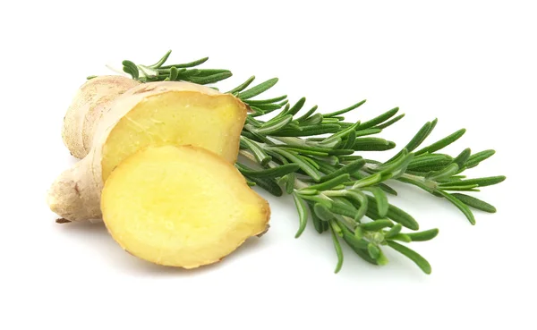 Ginger with rosemary — Stock Photo, Image