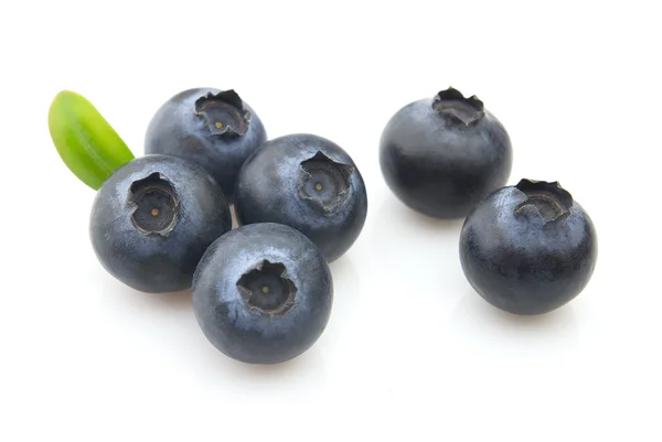 Obchodní Pár Portrét Úřední Budovy Zadní Straně甜多汁蓝莓 使用它的健康和营养的概念 — 图库照片
