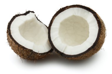 Cut coconut clipart