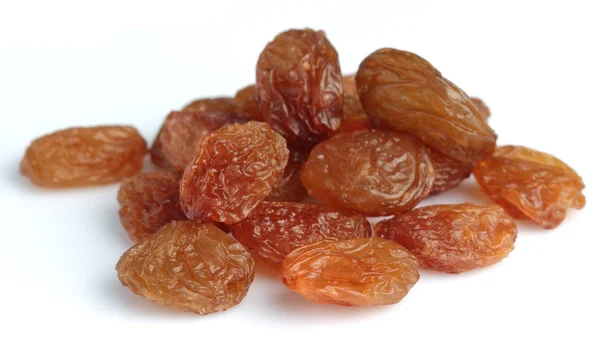 Raisins su sfondo bianco — Foto Stock