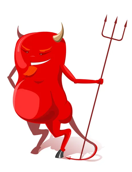 Vektor röda djävulen — Stock vektor